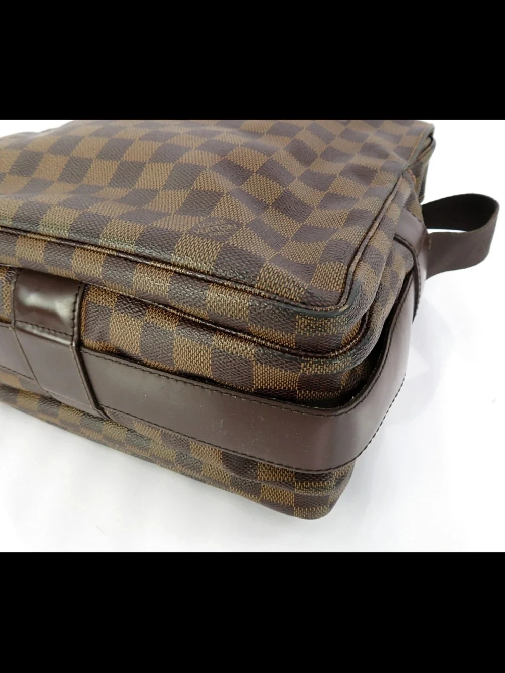 Louis Vuitton Brown Checkered Messenger Bag